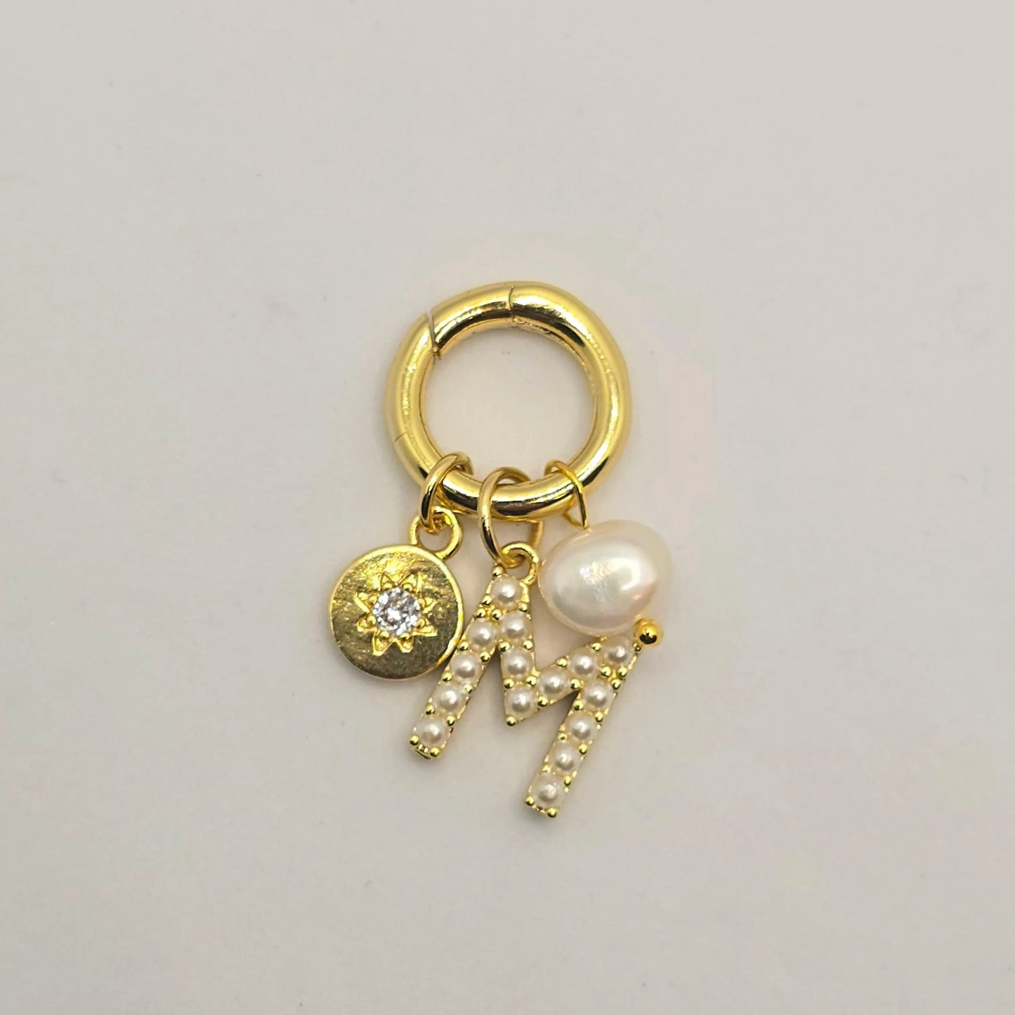 Customizable Paperclip Bracelet Set with Charms