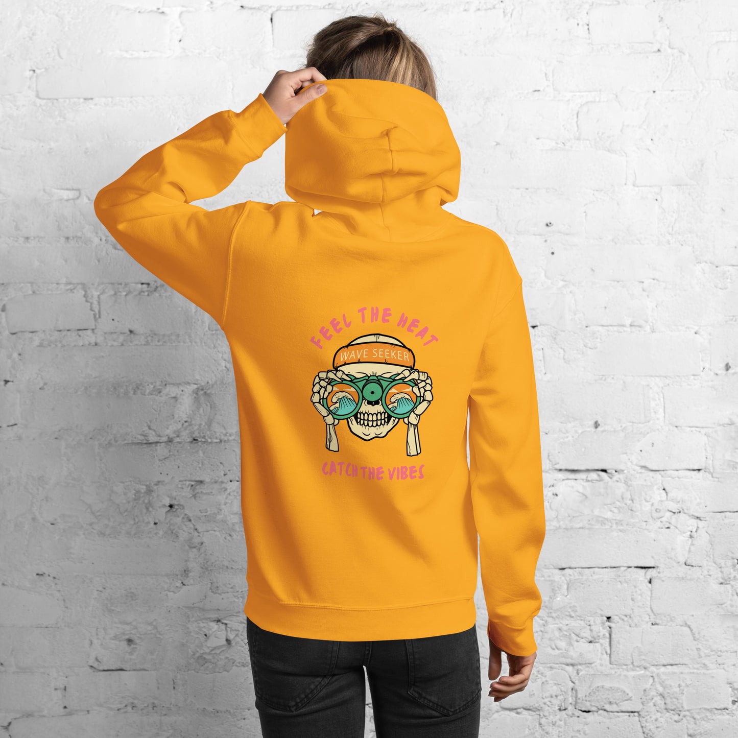 Le Endless Break Skeleton Surf Hoodie