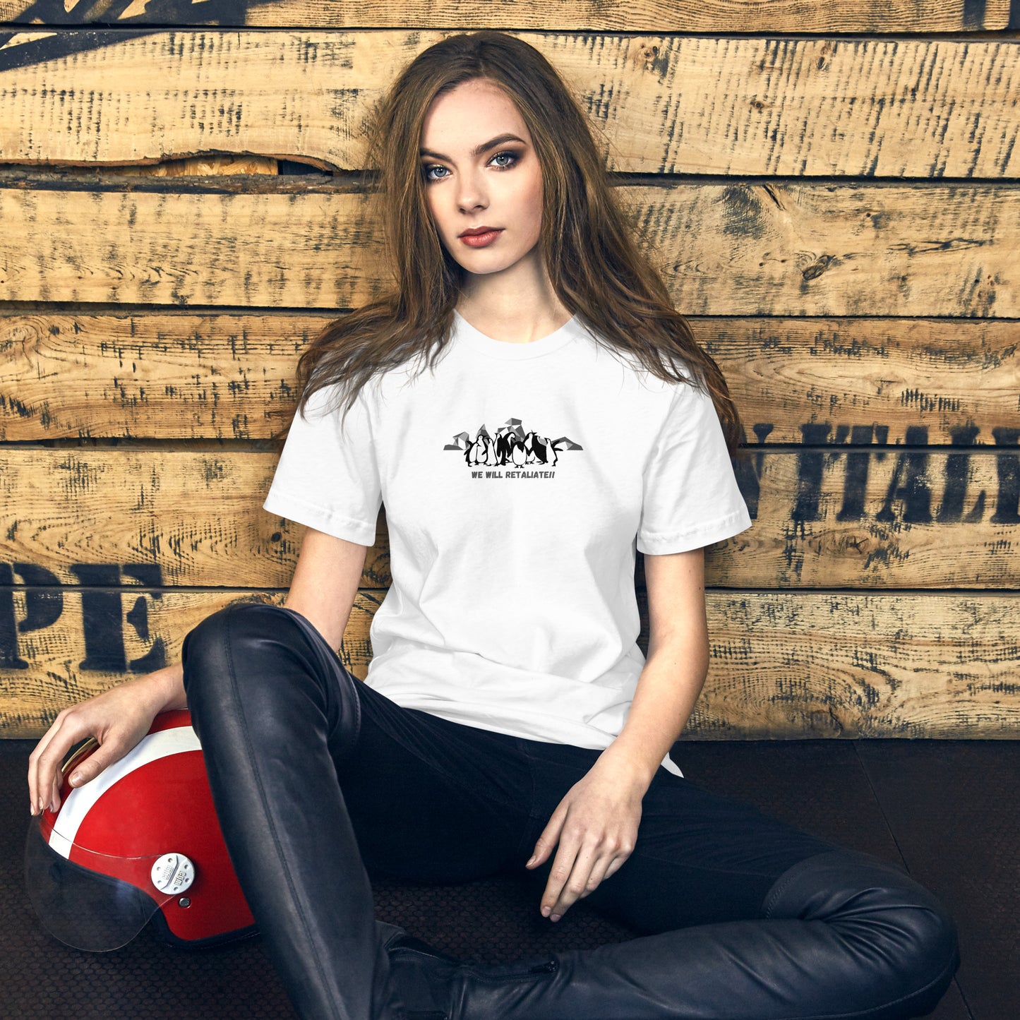 Funny Penguin Protest T-Shirt