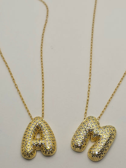 BIG Balloon Letter Necklace