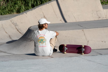 Le Eternal Summer Skeleton Surf T-Shirt