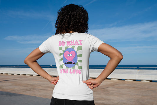 Do What You Love T-Shirt Front & Back Design