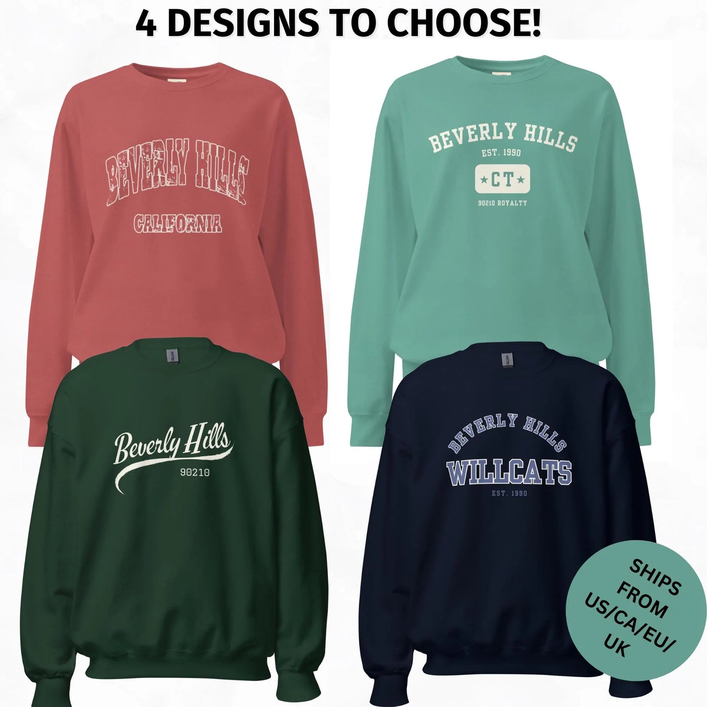 Beverly Hills 90210 Sweatshirt Collegiate