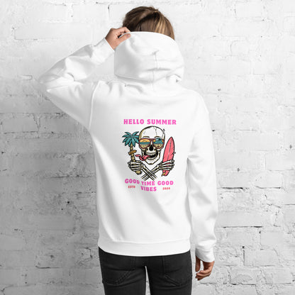 Le Wipeout King Skeleton Beach Hoodies